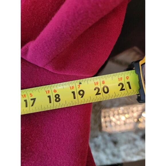 Style & Co. Women's Purple Polyester Double Breasted Buttons Front Fitted Coat M - Picture 9 of 12